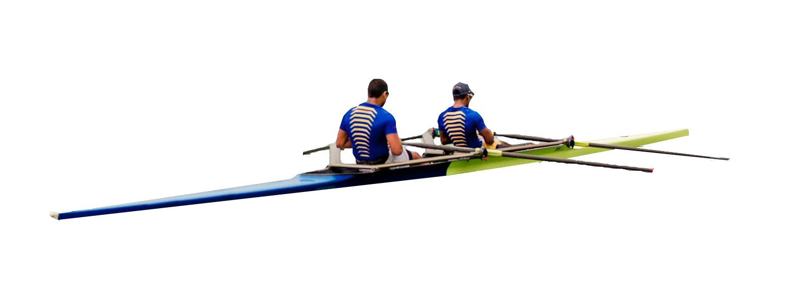 Royal rowers rowing in the Beira Lake